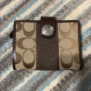 Small brown wallet